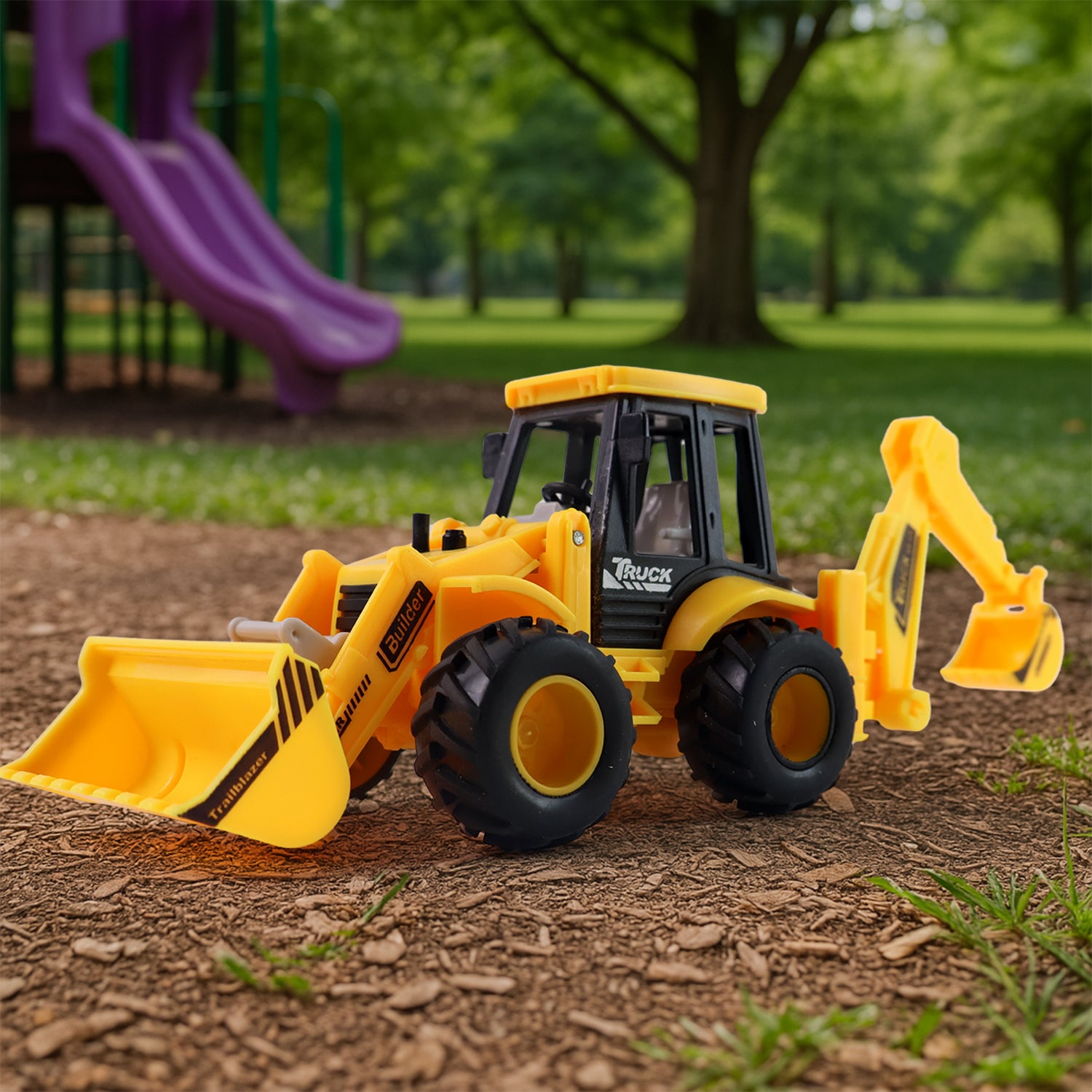 Lala Friction Powered Jcb Style Backhoe Loader Construction Toy Truck For Kids (1 Pc) Lala Friction Powered Jcb Style Backhoe Loader Construction Toy Truck For Kids (1 Pc)
